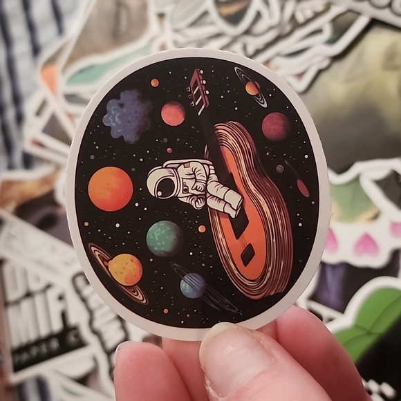 10/$10 Astronaut Vinyl Sticker - Picture 1 of 2